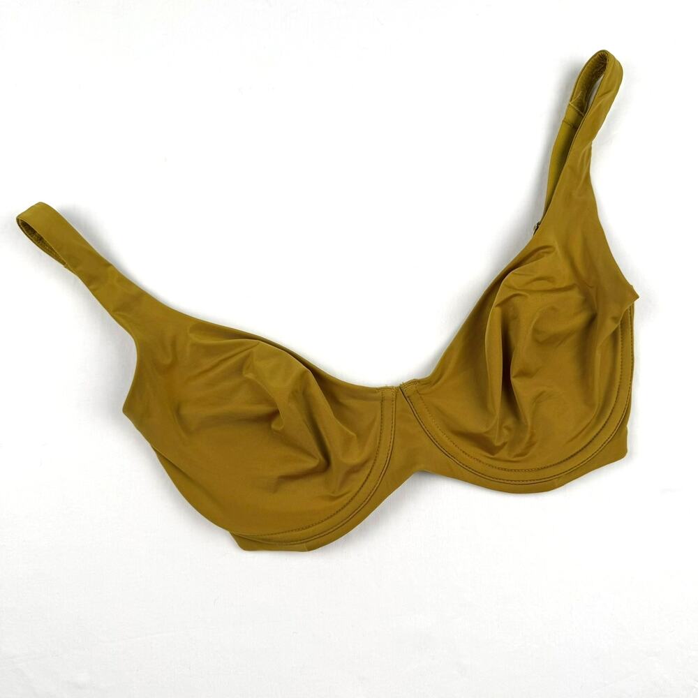 CUUP The Scoop Underwire Bra Golden Yellow Minimalist Sz 30G
